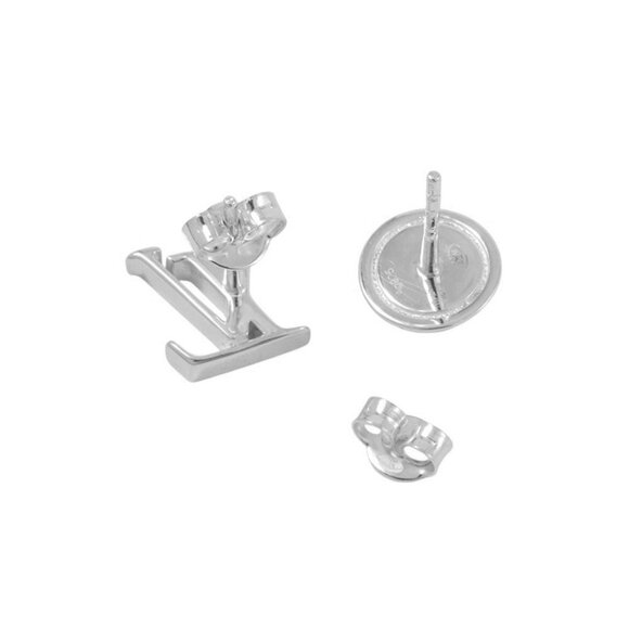 LOUIS VUITTON Earrings・LV suit SV925 Silver M02423 - Picture 3 of 8